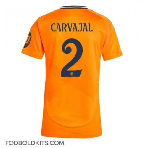 Real Madrid Daniel Carvajal #2 Udebanetrøje Dame 2024-25 Kortærmet